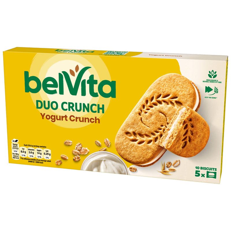 Belvita yogurt crunch cereal bars multipack 5x50.6g, UK version