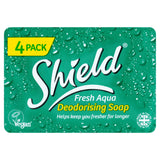 Shield Aqua Soap Bars Pack 4x115g (British brand)