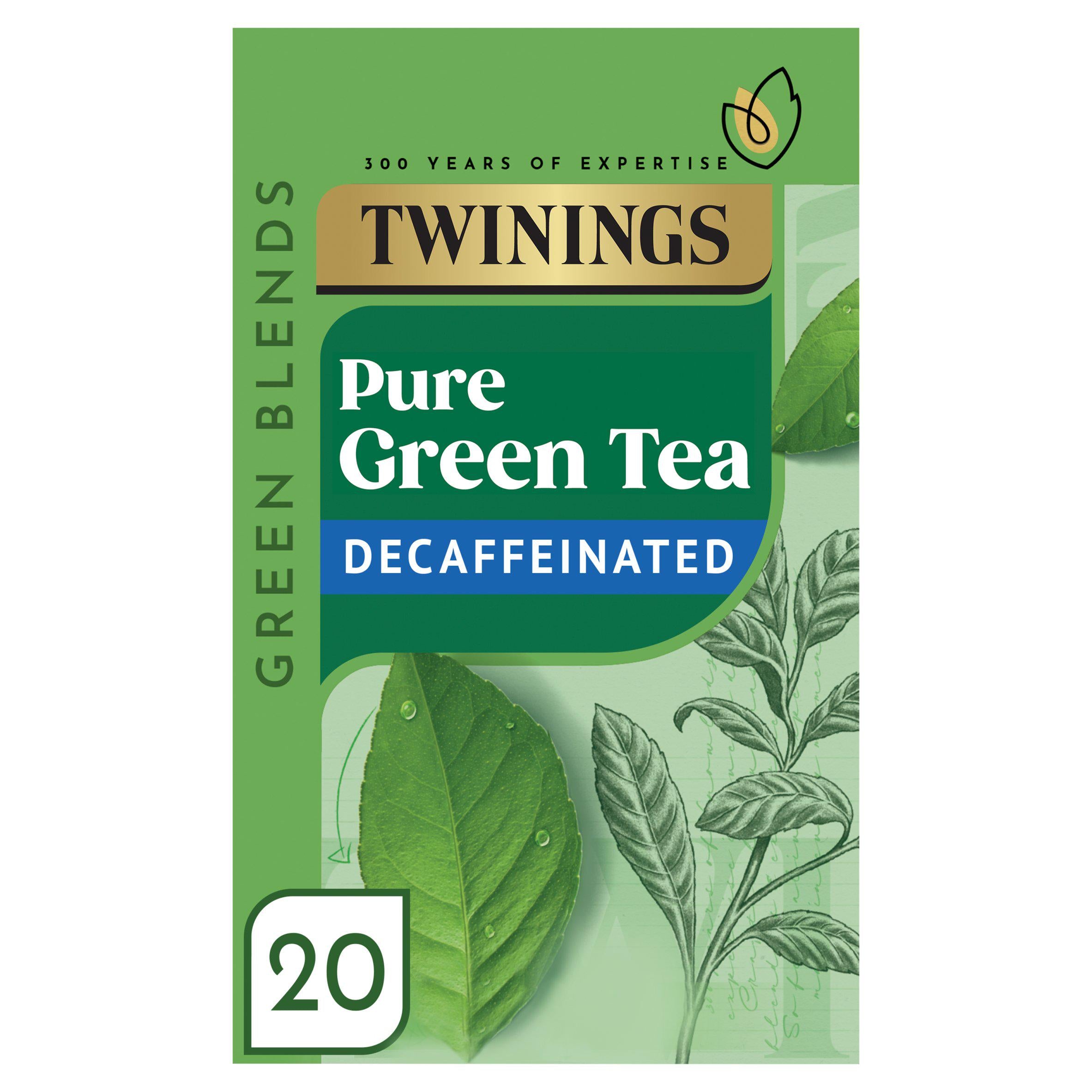 Twinings decaffeinated green tea 20 bags - British product