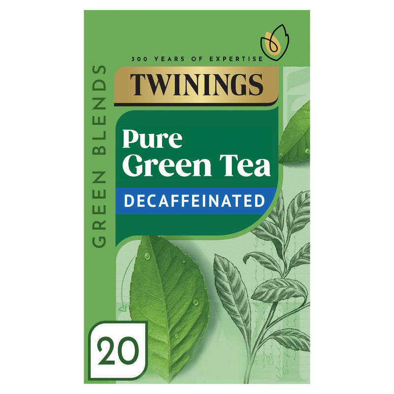 Twinings decaffeinated green tea 20 bags - British product