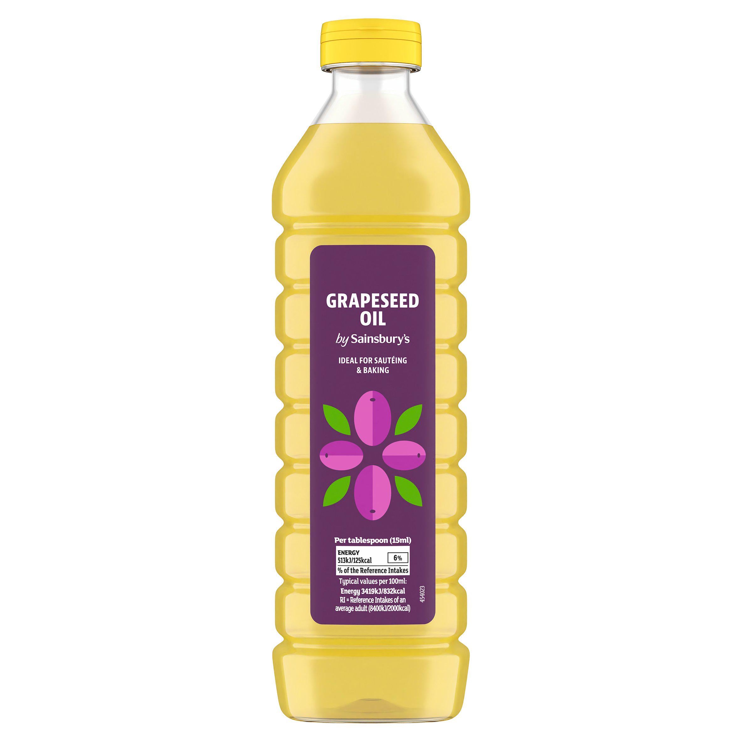 Sainsbury's grapeseed oil 500ml - British product