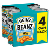Heinz No Added Sugar Baked Beans i en rig tomatsauce 4 x 415g