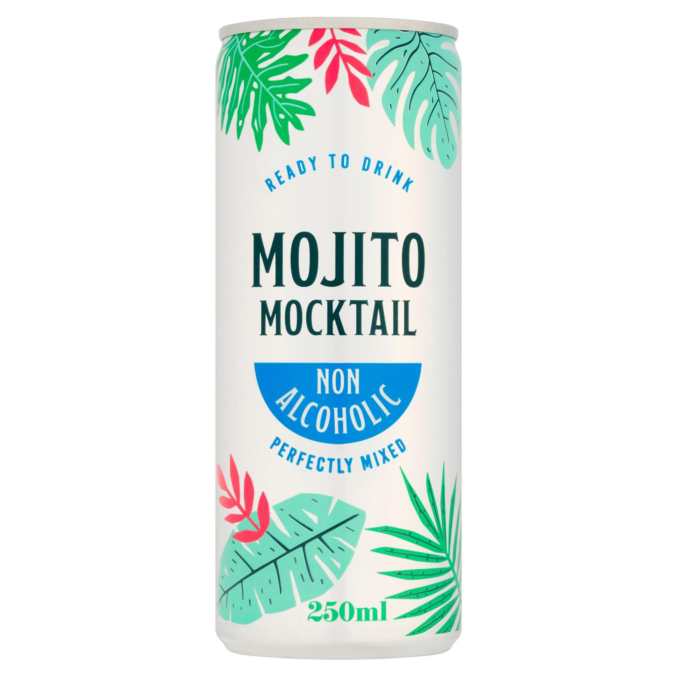 Sainsbury's mojito mocktail alcohol free 250ml (British brand)