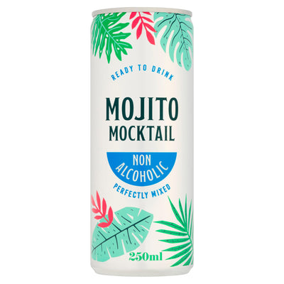 Sainsburys Mojito Mocktail Alcohol Free Non-Alcoholic Mocktail 25cl- Buy online at McGrocer