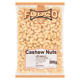Fudco Premium Cashew Nuts 500g bag - British product