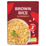 Sainsbury's brown rice microwave pouch 250g - British product