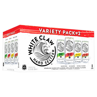 Sainsburys White Claw Hard Seltzer Variety Pack 8 x 330ml Cans- Buy online at McGrocer
