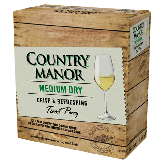 Country Manor Medium Dry Finest Perry 2.25L GOODS Sainsburys   