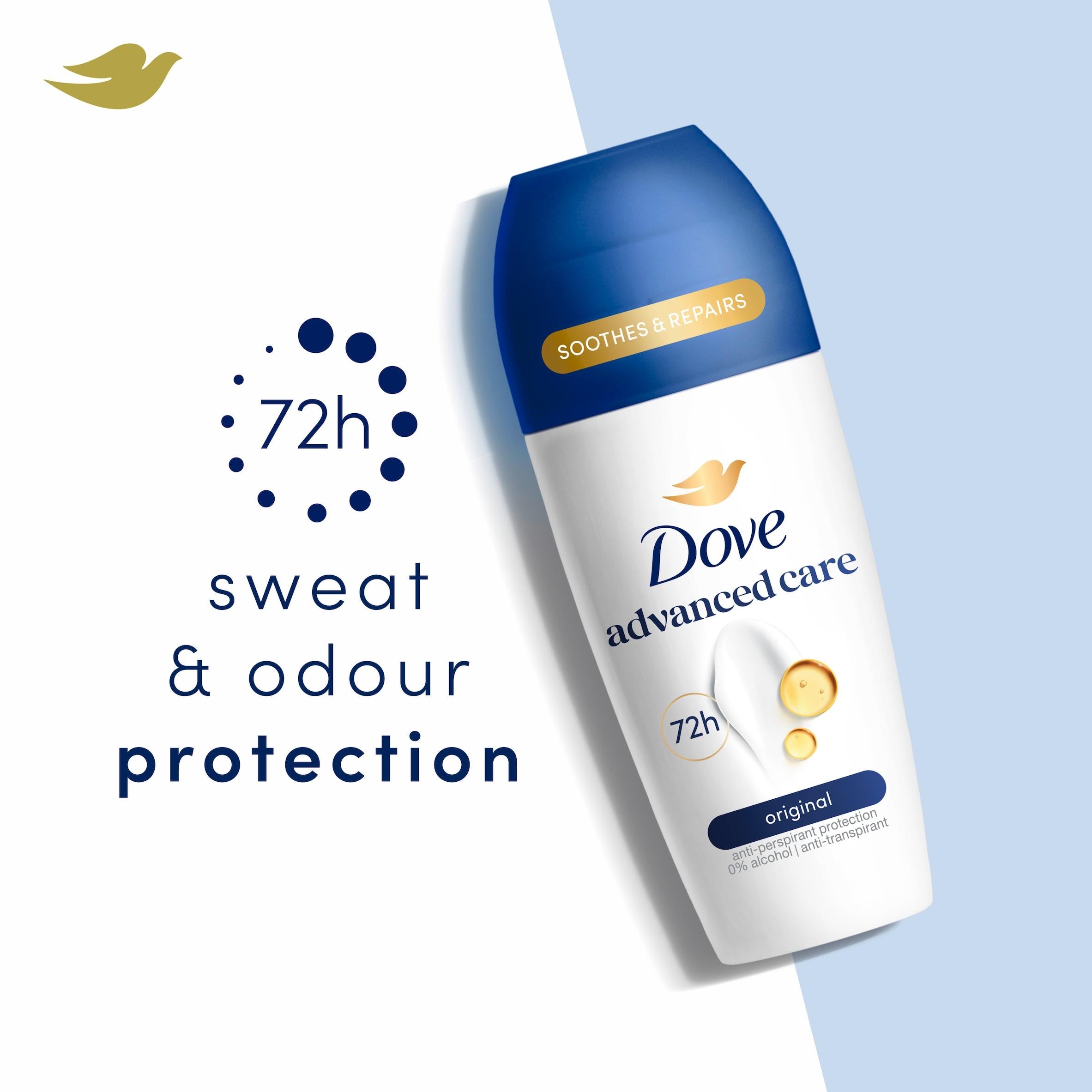 Dove Advanced Care antiperspirant roll on deodorant 50ml (British brand)