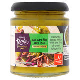 Sainsbury's jalapeno relish 195g jar - British product