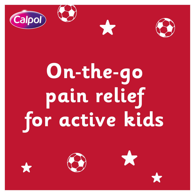 Calpol strawberry paracetamol fast melt tablets 12 pack, UK version