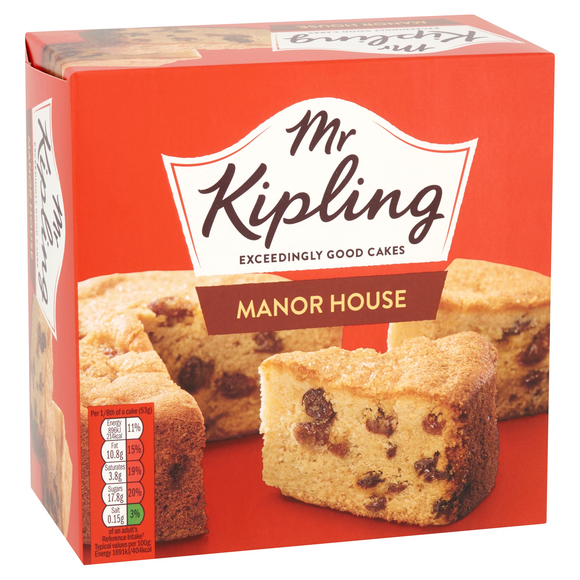 Mr Kipling Manor House cake 390g, imported from the UK