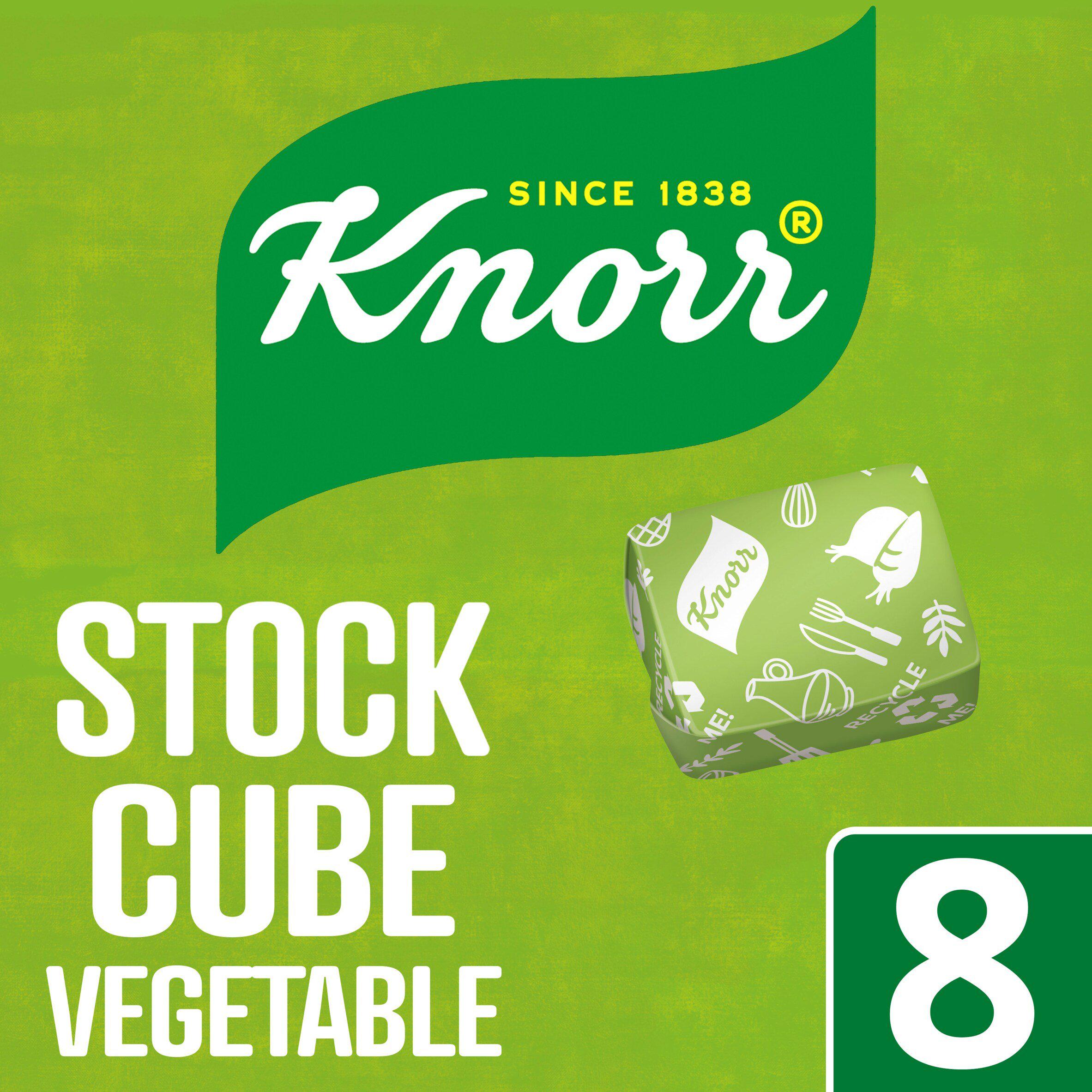 Knorr vegetable stock cubes 8 x 10g (British brand)