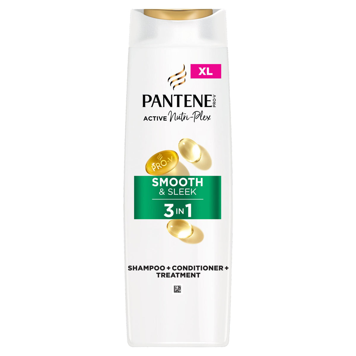 Pantene Smooth & Sleek shampoo 400ml, imported from the UK