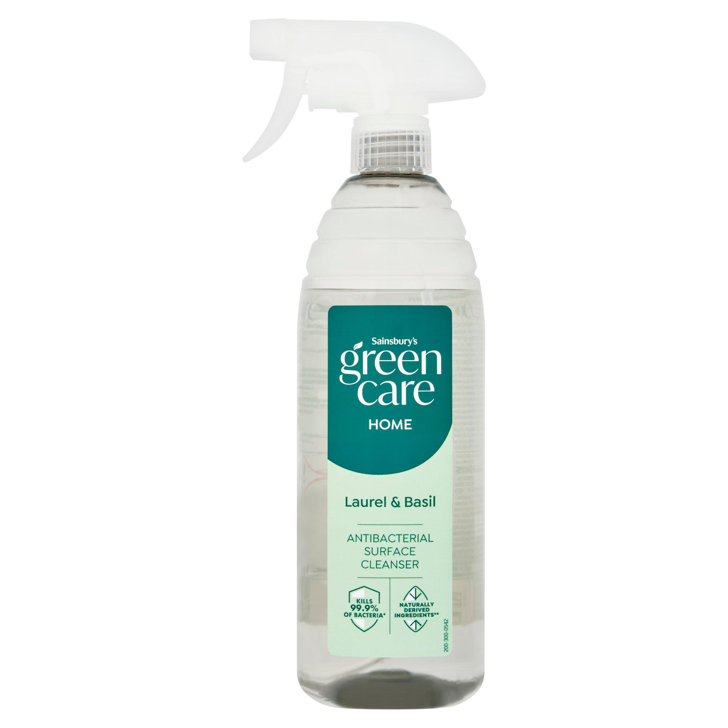 Sainsburys Green Care Laurel & Basil surface cleanser 750ml (British brand)