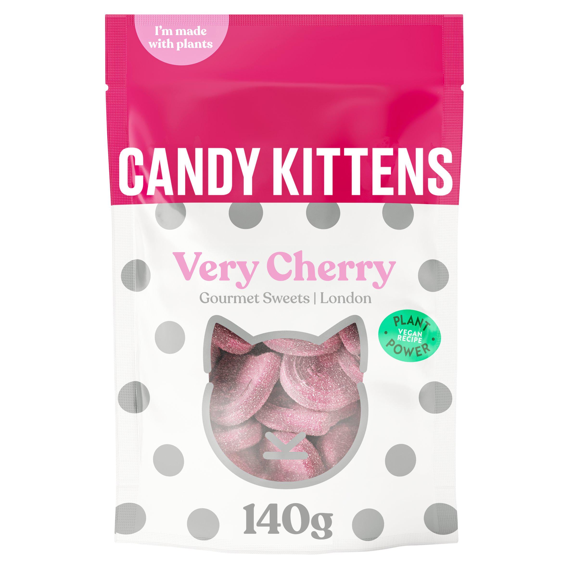 Sour Cherry Gourmet Fruit Gum Sweets 140g