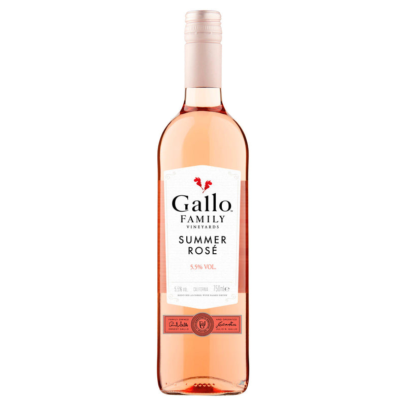Gallo Family Vineyards Summer Rosé wine 75cl - British product