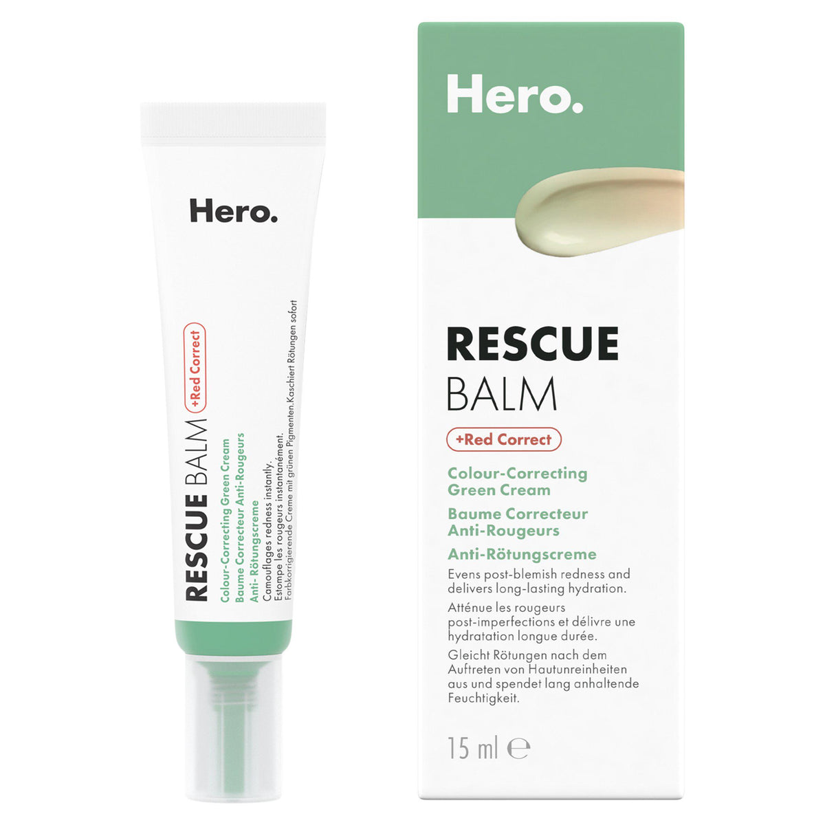 Hero 15ml +Red Correct Rescue Balm