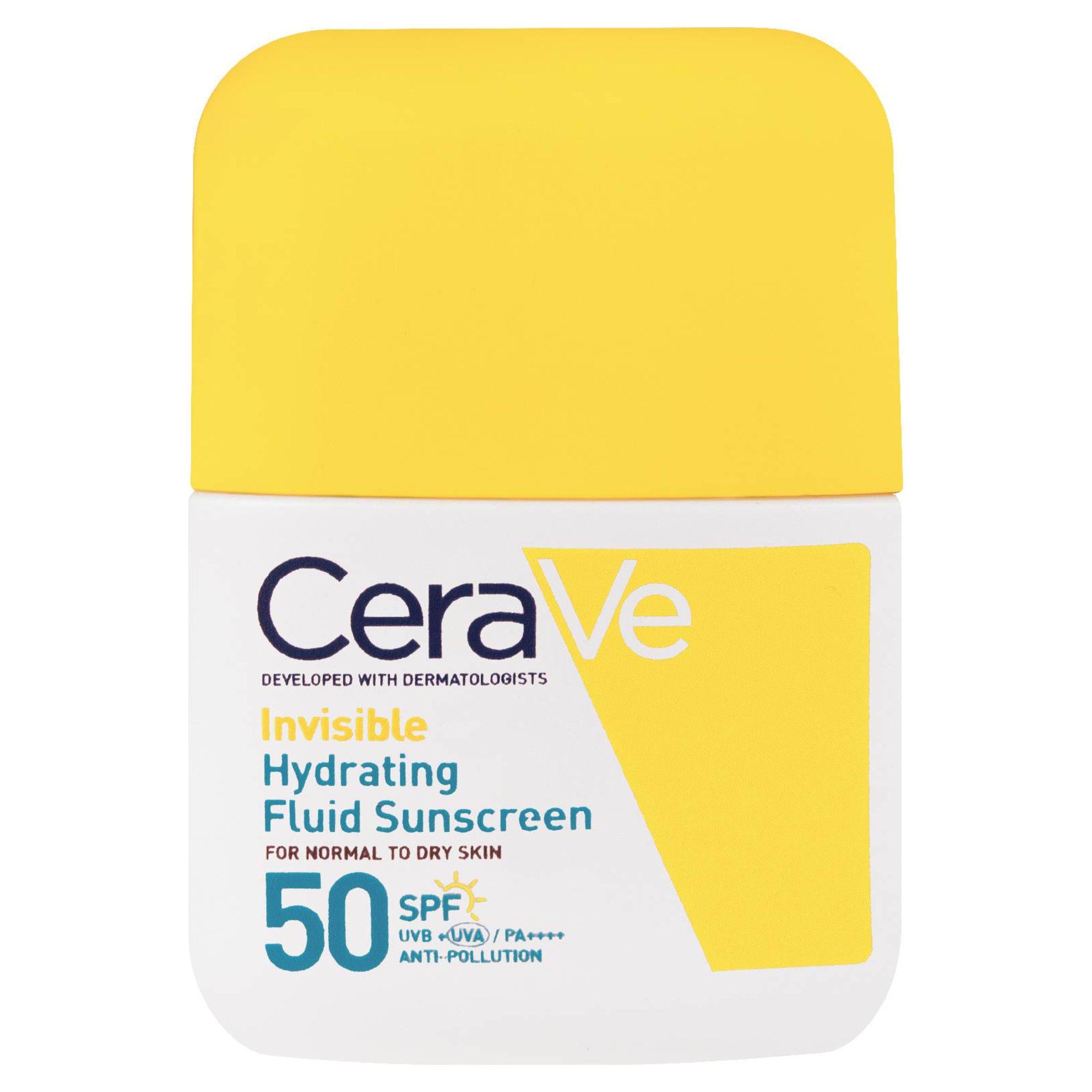 CeraVe Invisible Hydrating SPF 50 Sunscreen 50ml - British product