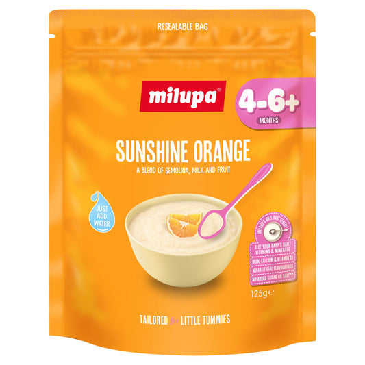 Milupa Sunshine Orange 4-6+ Months 125g GOODS Sainsburys   