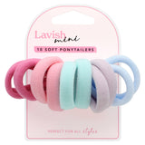 Lavish mini soft ponytailers 10-pack - British product