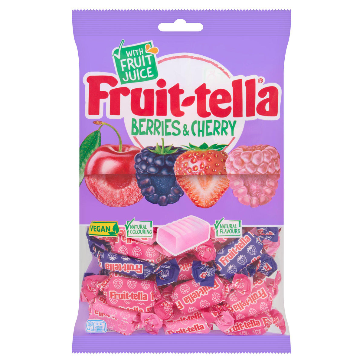 Fruittella Berries & Cherry Candy 300g (British brand)