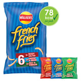 Walkers French Fries variety multipack 6 x 18g, imported from the UK