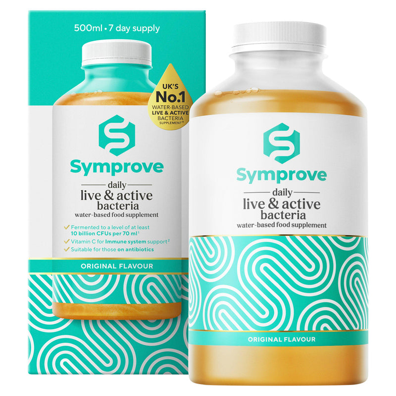 Symprove live bacteria supplement original flavour 500ml (British brand)