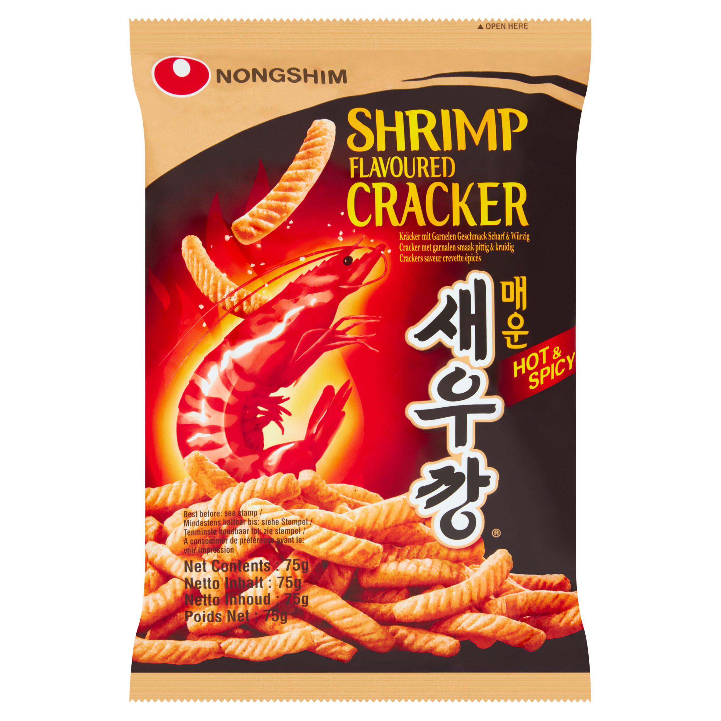 Shrimp Flavoured Hot & Spicy Crackers 75g