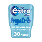 Extra Plus Hydro sugarfree gum 30-count bottle (British brand)