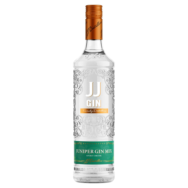 JJ Gin Mix Spirit Drink 70cl, imported from the UK