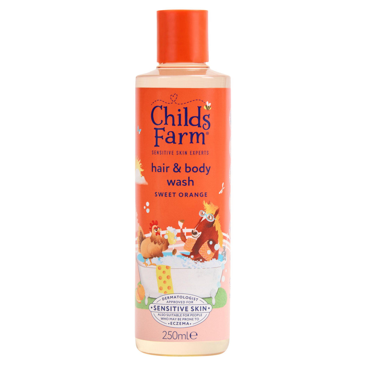 Childs Farm Sweet Orange Hair & Body Wash 250ml - British product