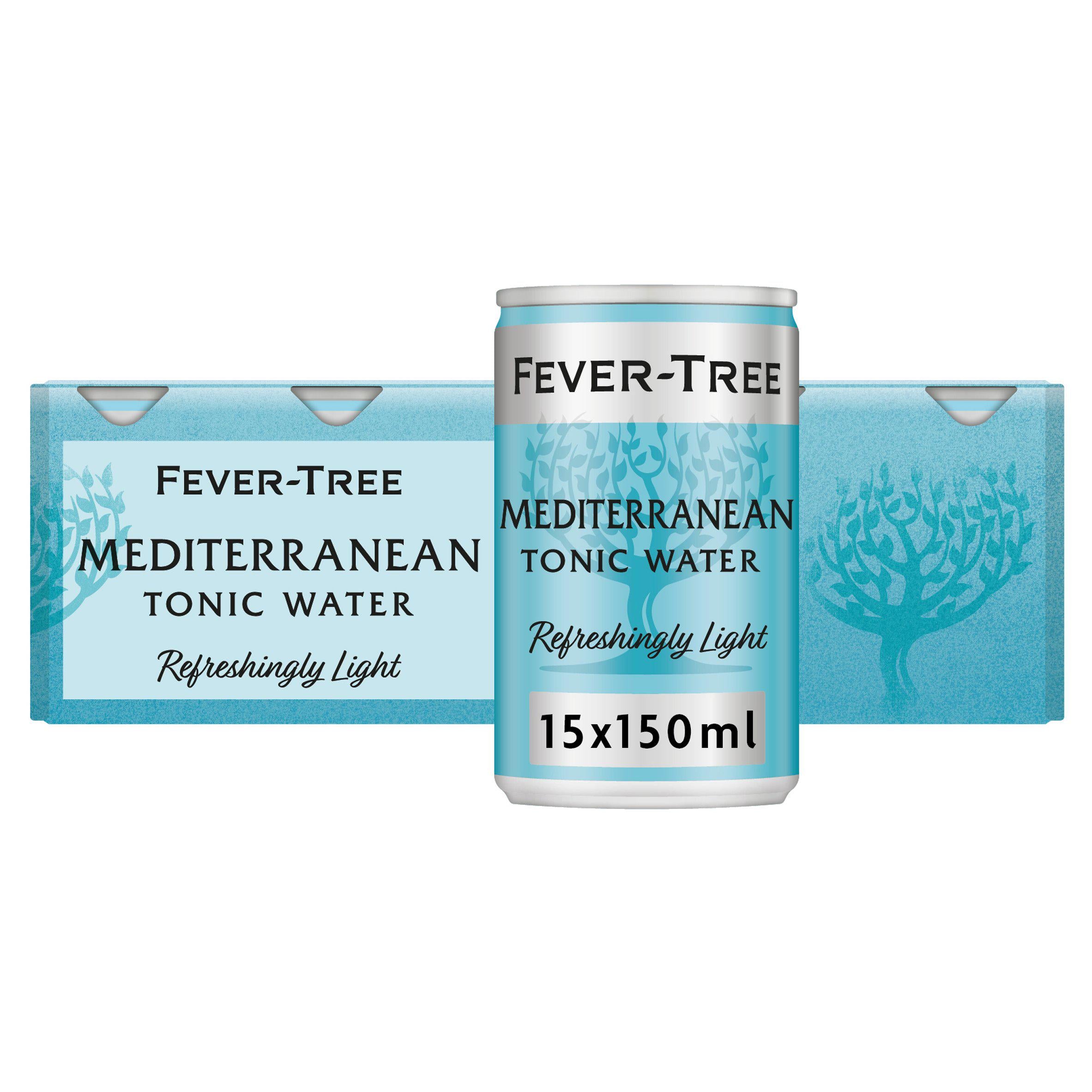 Fever-Tree Light Mediterranean tonic water 15x150ml - British product