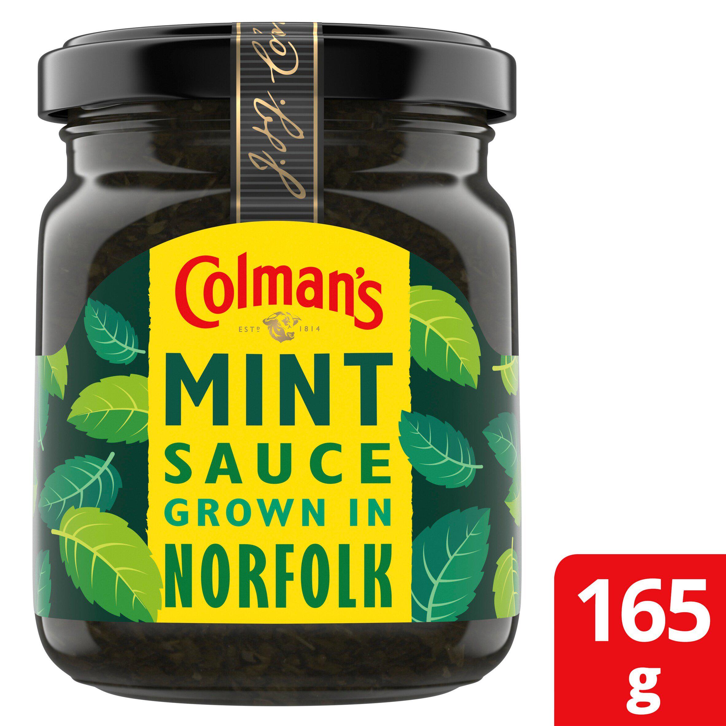 Colman's mint sauce 165g jar, UK version