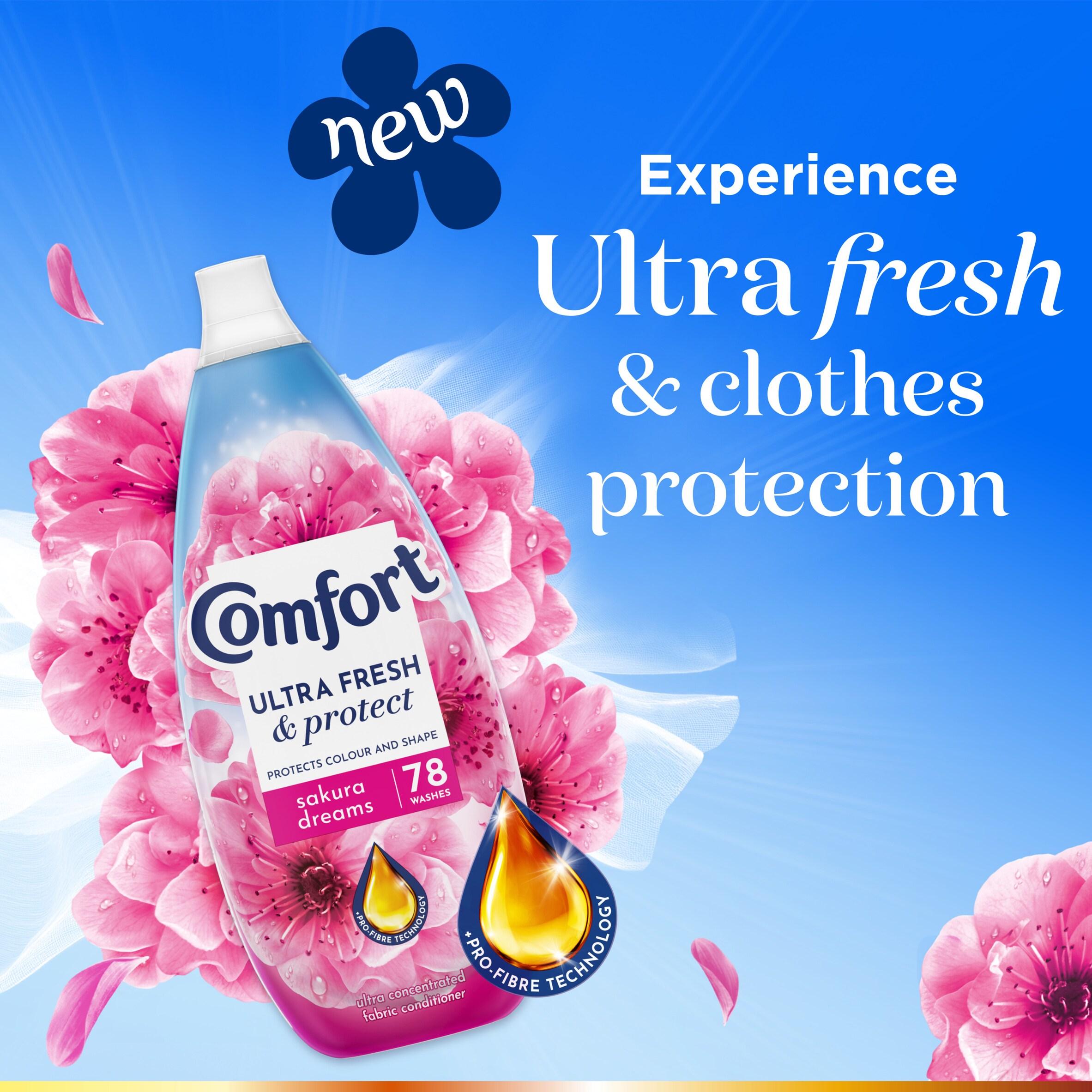 Comfort fabric conditioner Sakura Dreams 1.17L (British brand)