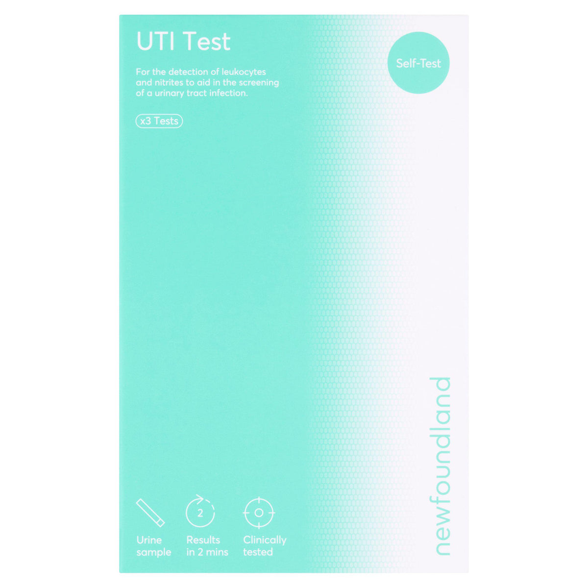 Newfoundland UTI test strip x3, UK version
