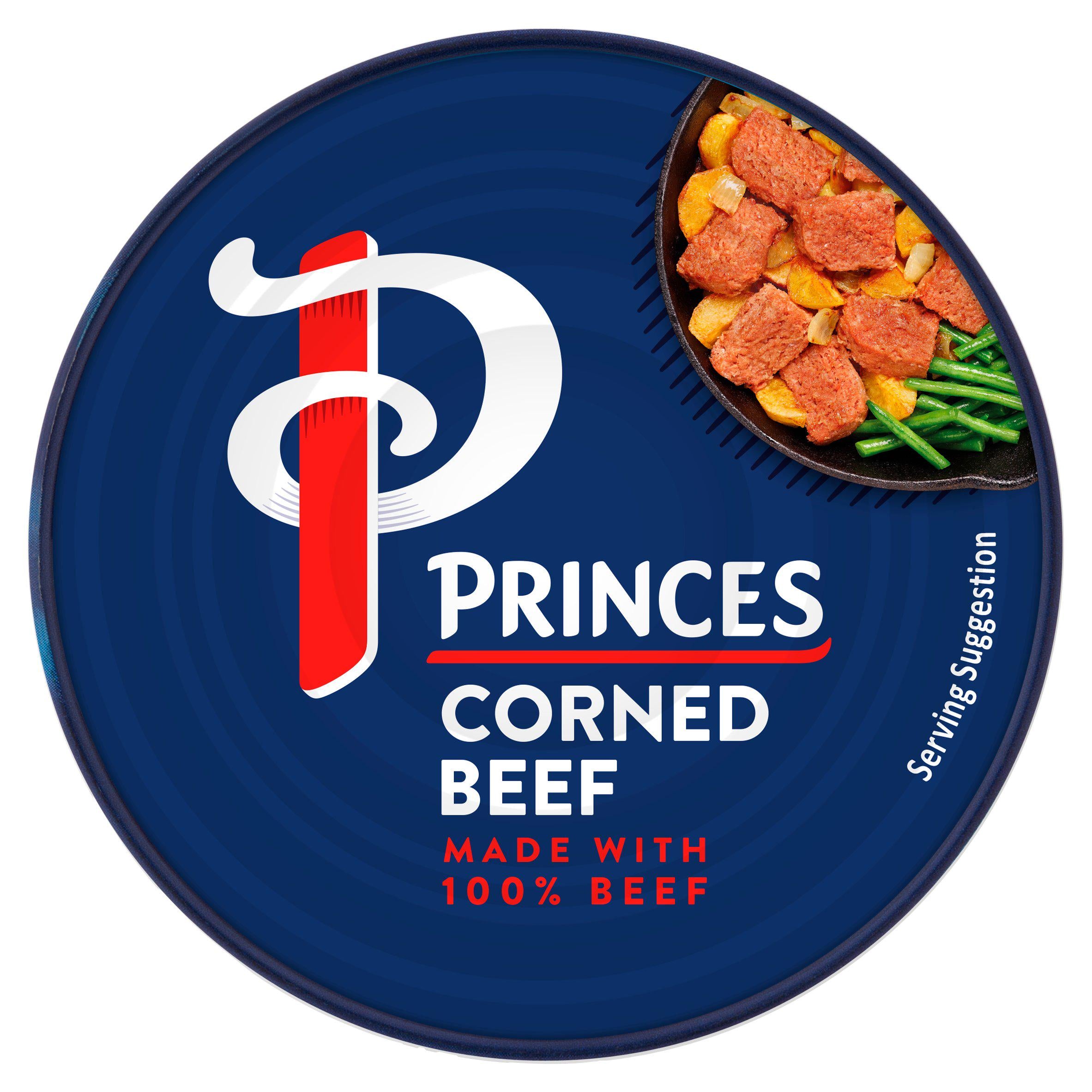 Princes Corned Beef 130g tin imported from the UK