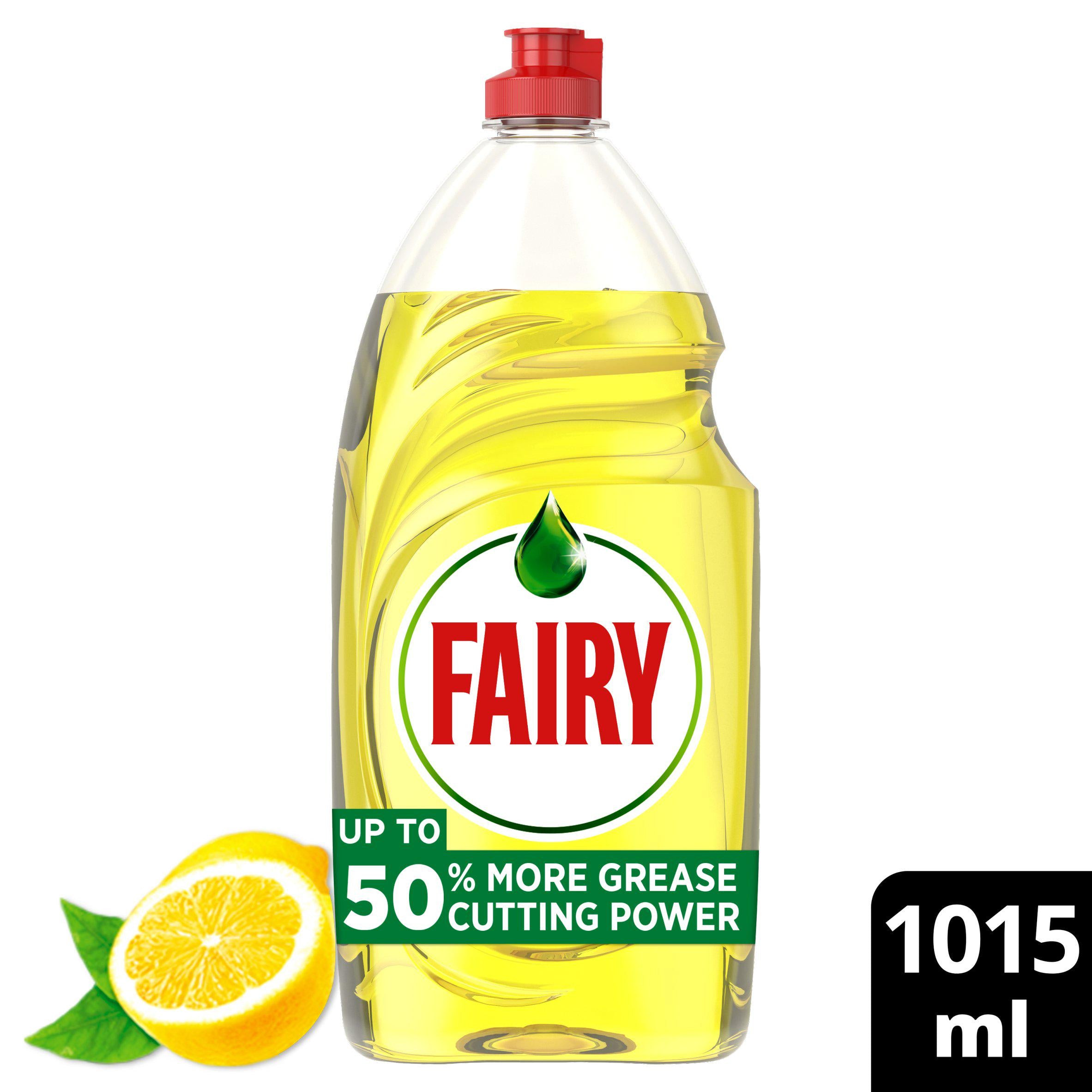 Fairy lemon washing up liquid 1015ml, UK version