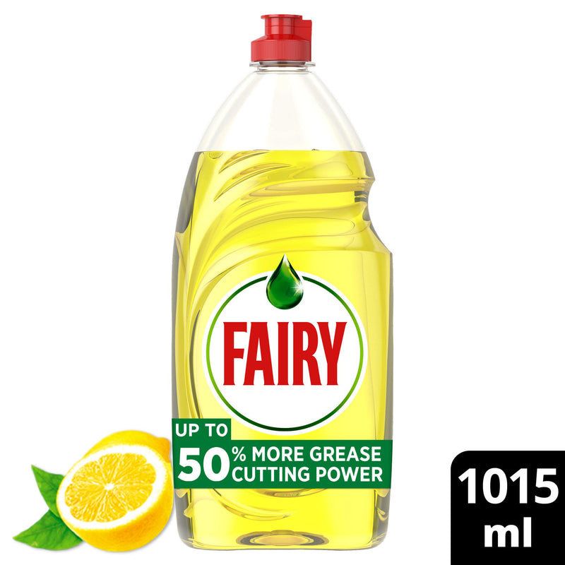 Fairy lemon washing up liquid 1015ml, UK version