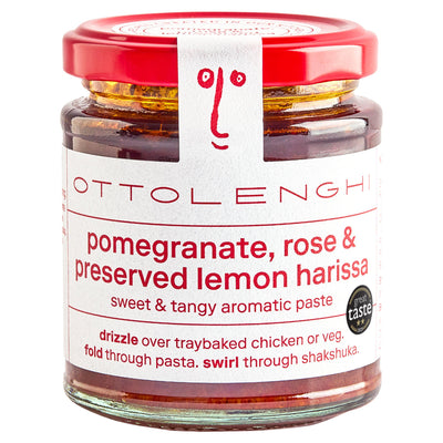 Sainsburys Ottolenghi Pomegranate, Rose & Preserved Lemon Harissa Paste 170g- Buy online at McGrocer