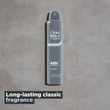 Dove Men+Care Classic aerosol deodorant 200ml, UK version