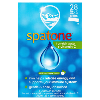 Sainsburys Spatone Liquid Iron Vitamin C Sachets Apple 28x25ml- Buy online at McGrocer