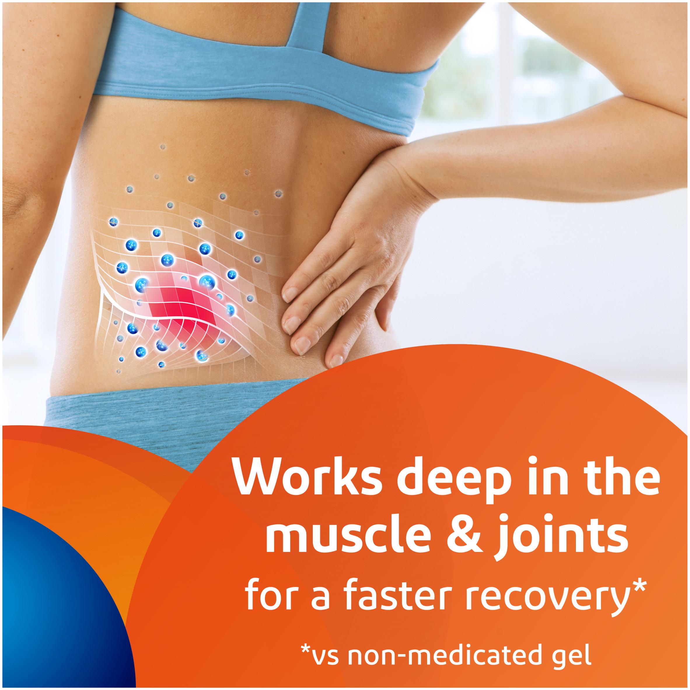 Voltarol back and muscle pain relief gel 1.16% 50g (British brand)