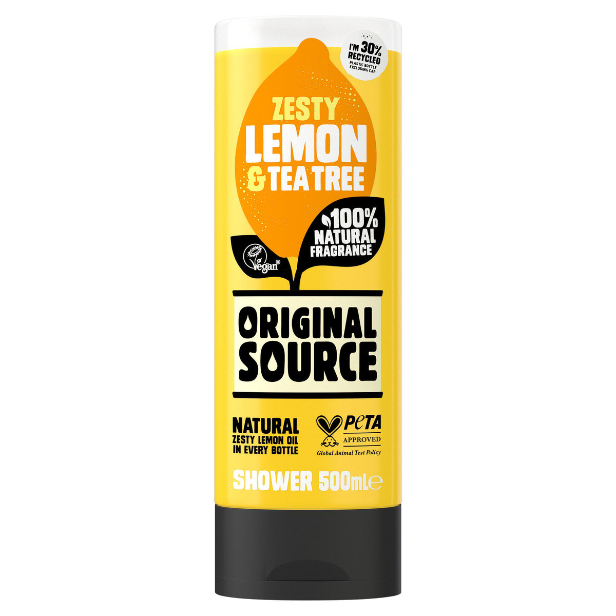 Original Source Lemon Shower Gel 500ml, imported from the UK