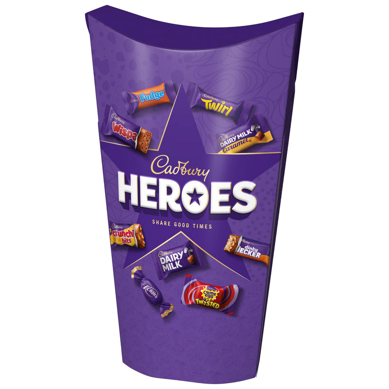 Cadbury Heroes chocolate gift box 290g, imported from the UK