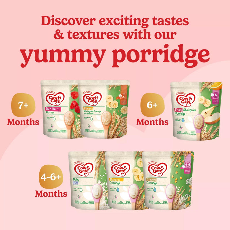 Cow & Gate multigrain banana baby porridge 200g (British brand)