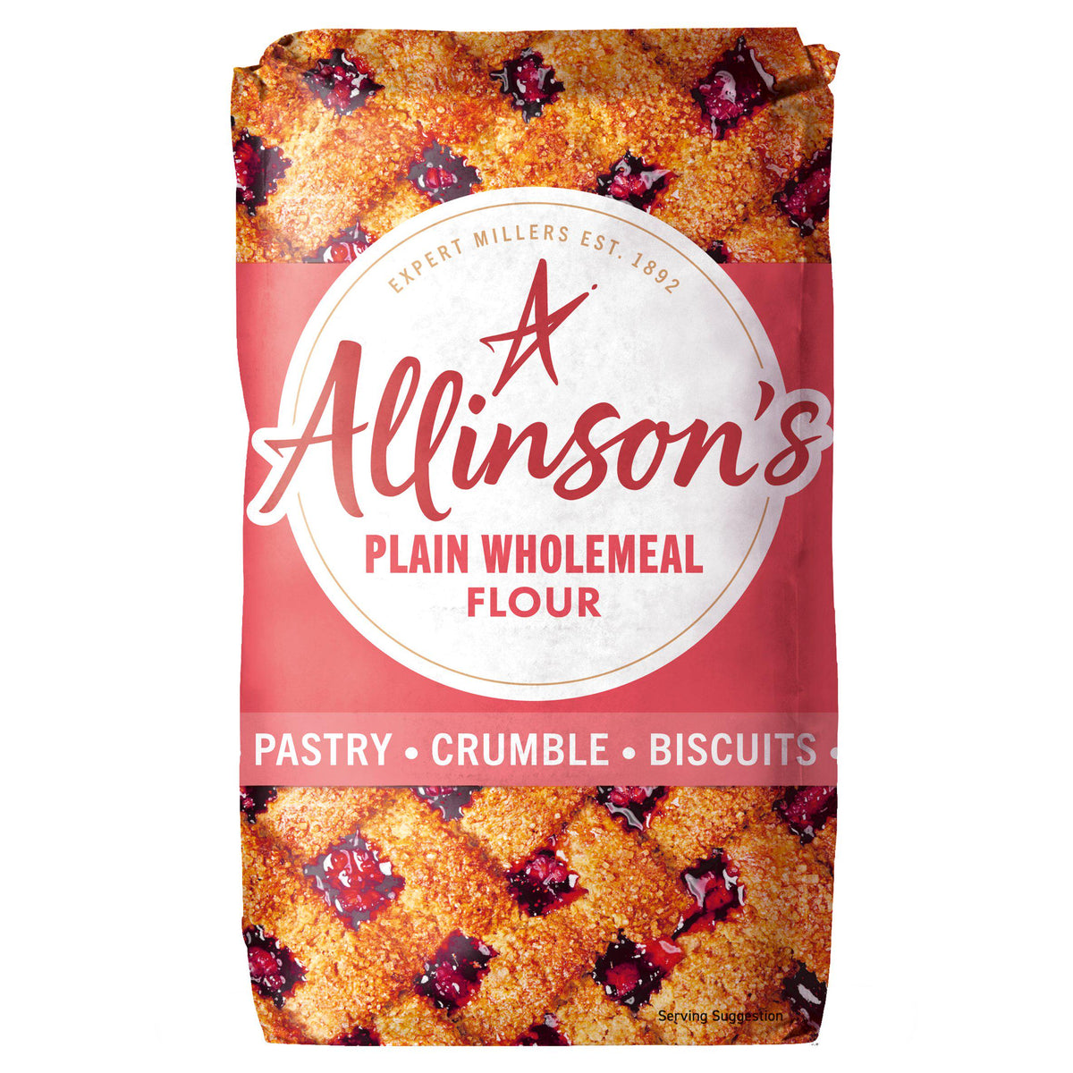 Allinson wholemeal plain flour 1kg - British product