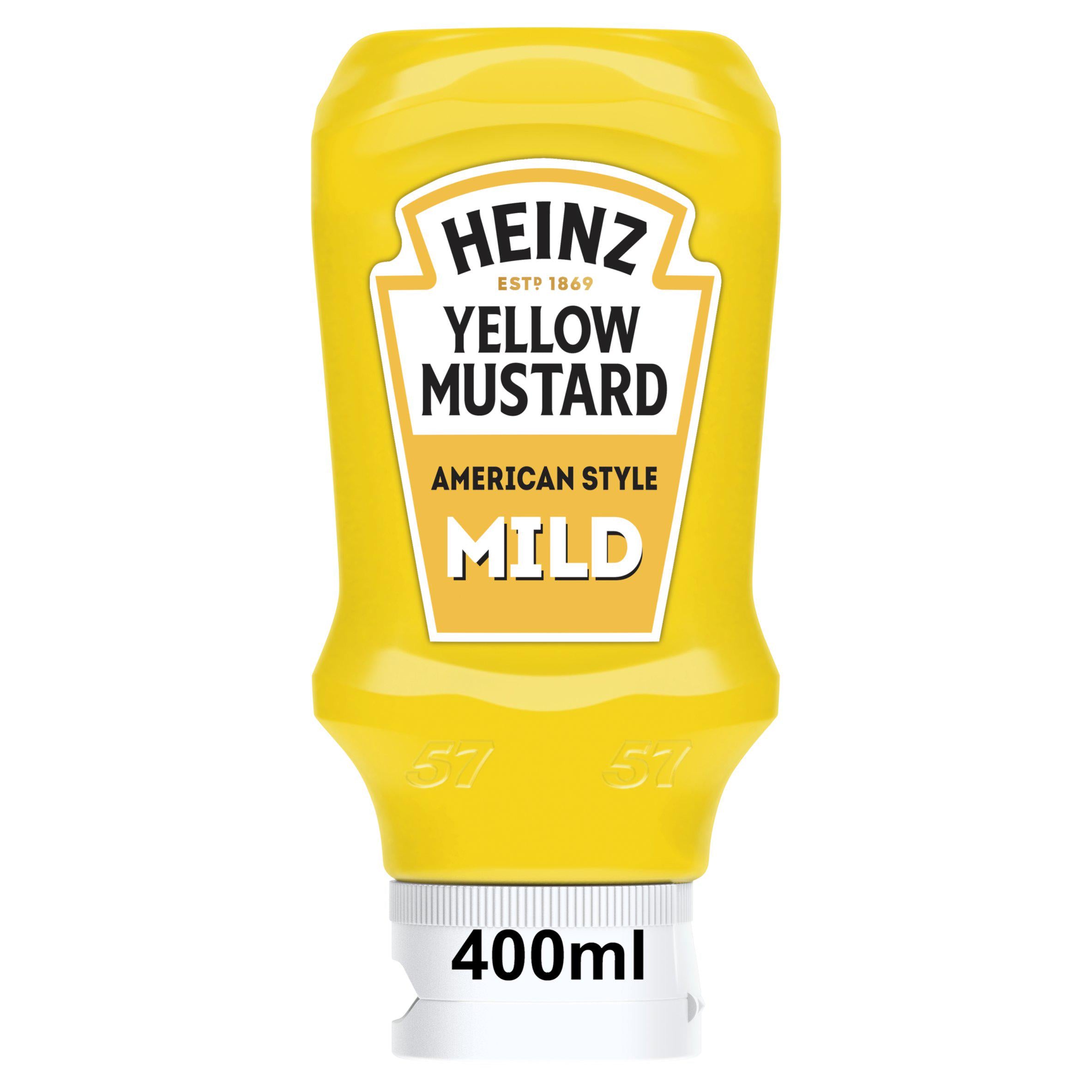 Heinz American Style mild yellow mustard 445g, UK version