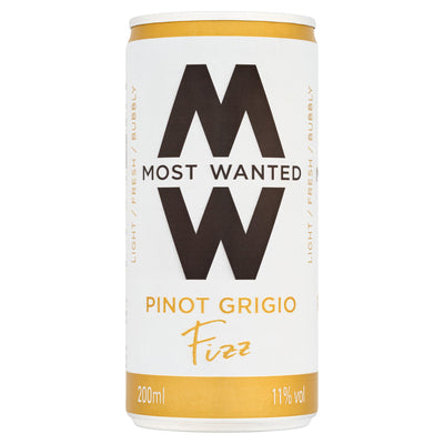Sainsburys Most Wanted Pinot Grigio Fizz 20cl- Buy online at McGrocer