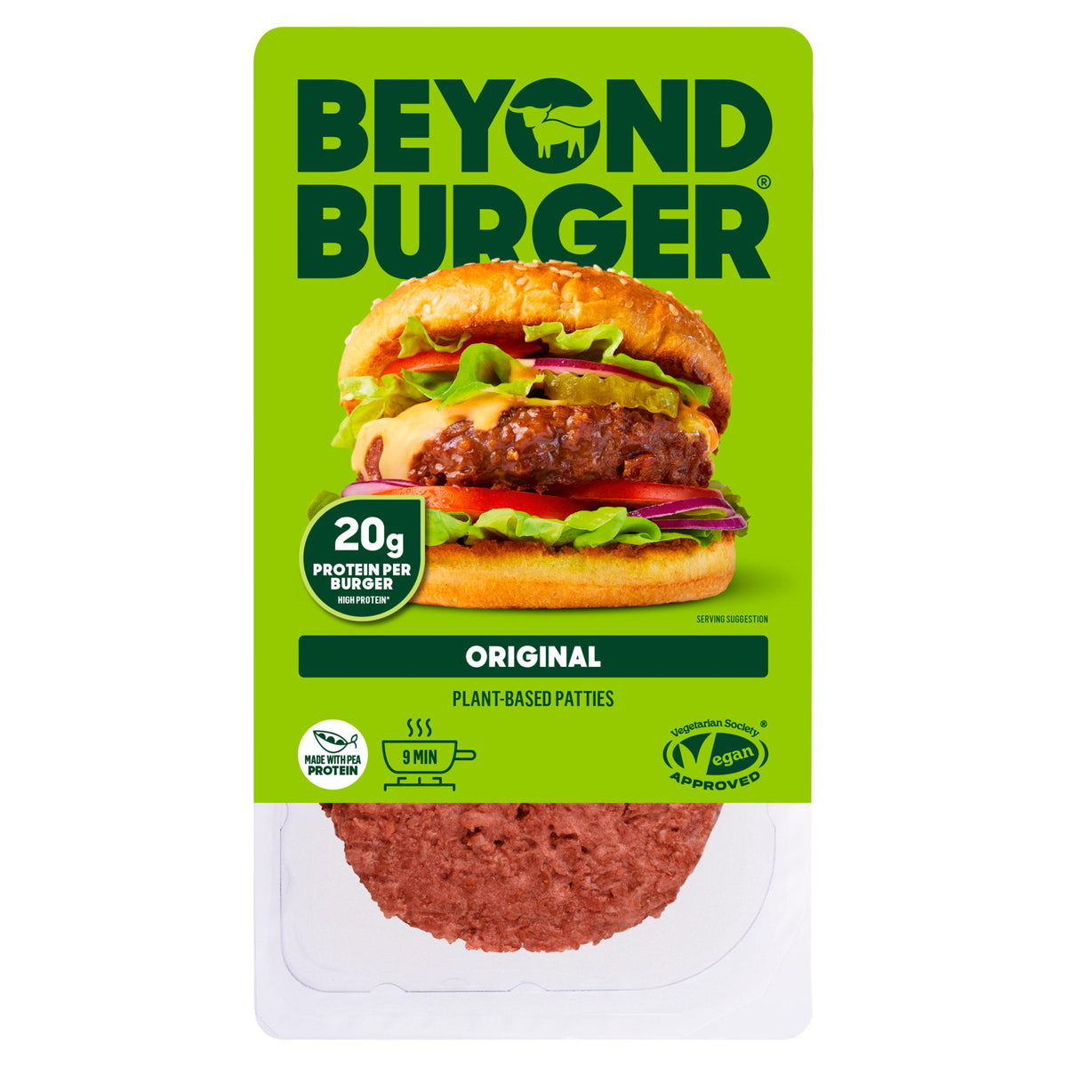 Beyond Meat burger patties plant-based 226g - British product